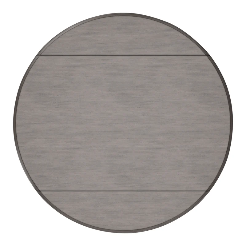 Table de salle à manger extensible en bois/placage gris - Shullden