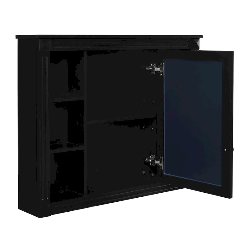 Meuble-lavabo de 36 po avec dessus, armoire de rangement de salle de bain moderne avec 2 portes à fermeture douce, 2 tiroirs et évier simple