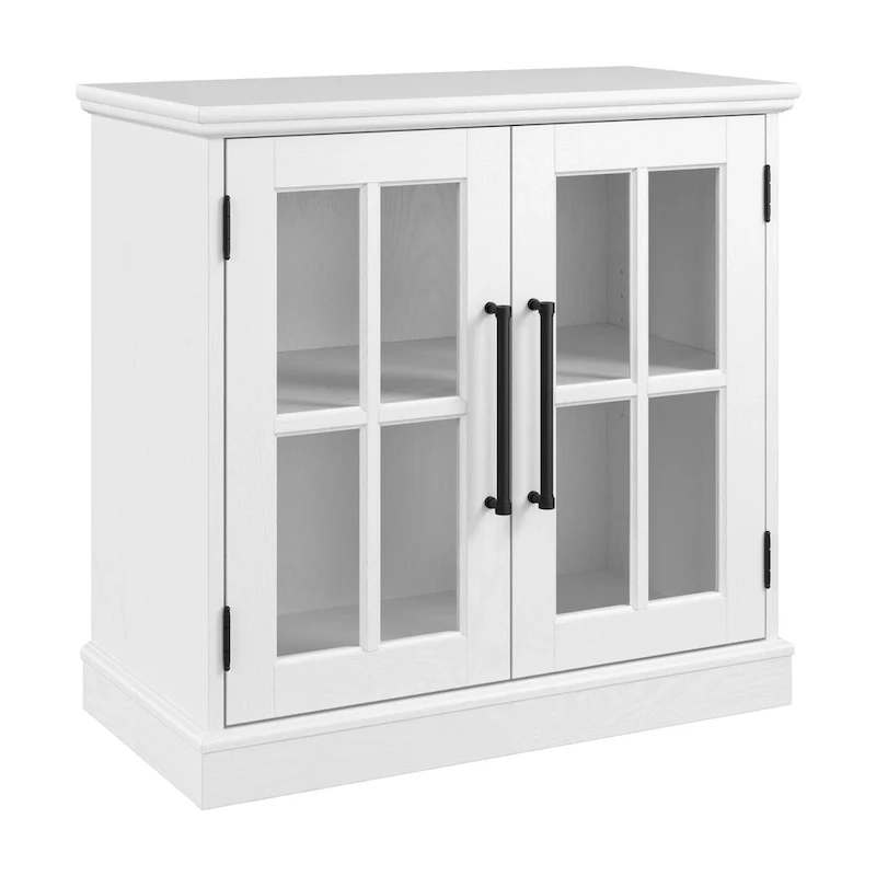 Armoire de rangement 32" avec portes vitrées