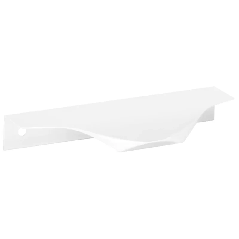 Poignée profilée Edge 256mm (Longueur totale 276mm) - Blanc