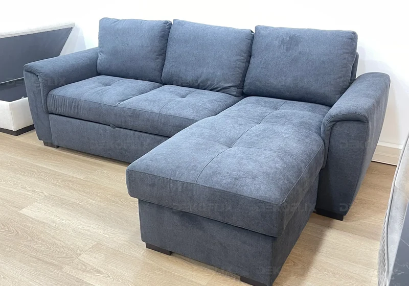Canapé angle convertible anthracite - Juba