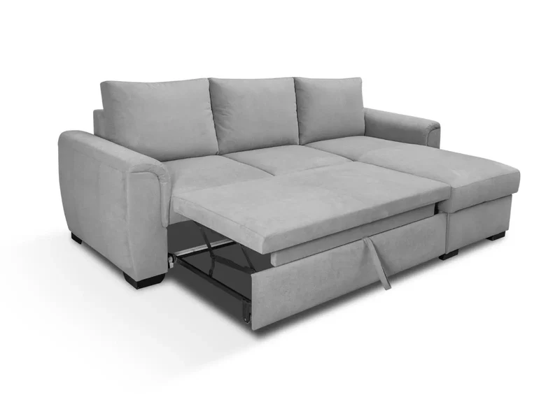 Canapé angle convertible gris - Juba