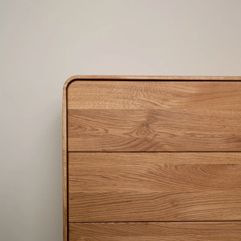 Commode en bois massif de chêne Genève 3 - NordicStory