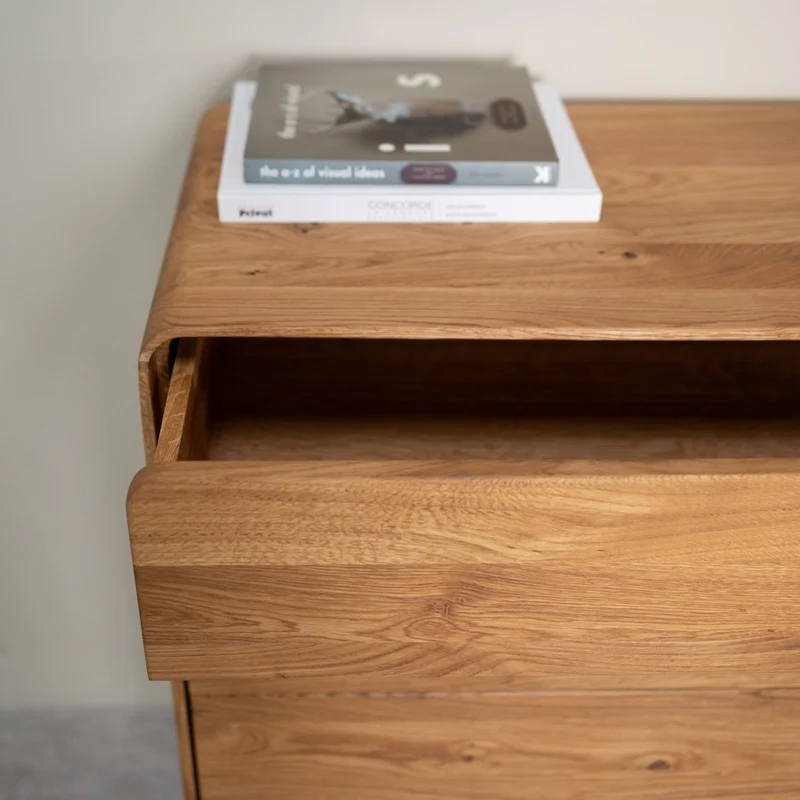 Commode en bois massif de chêne Genève 3 - NordicStory