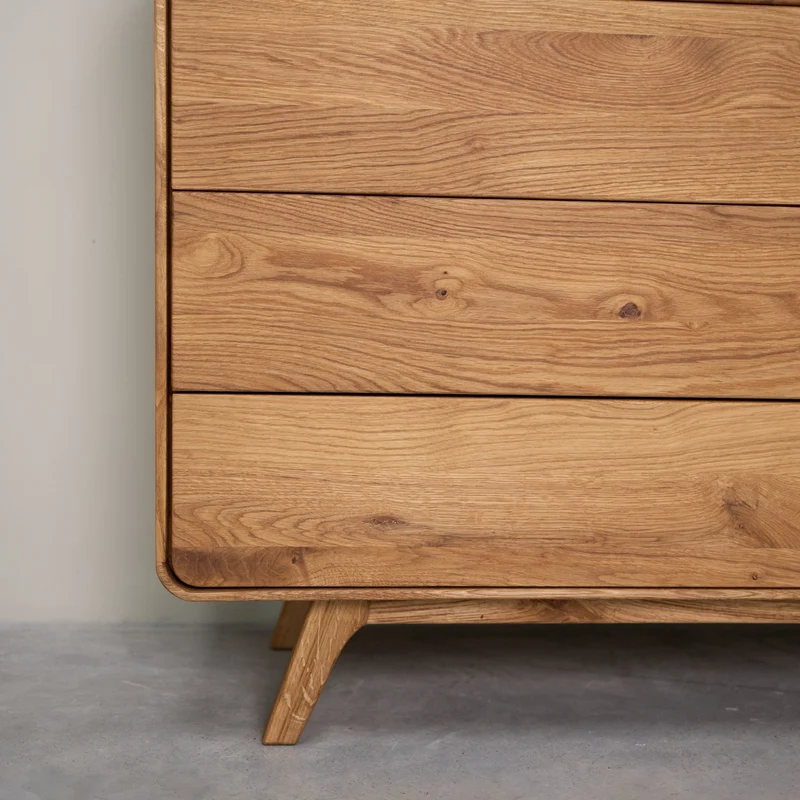 Commode en bois massif de chêne Genève 3 - NordicStory