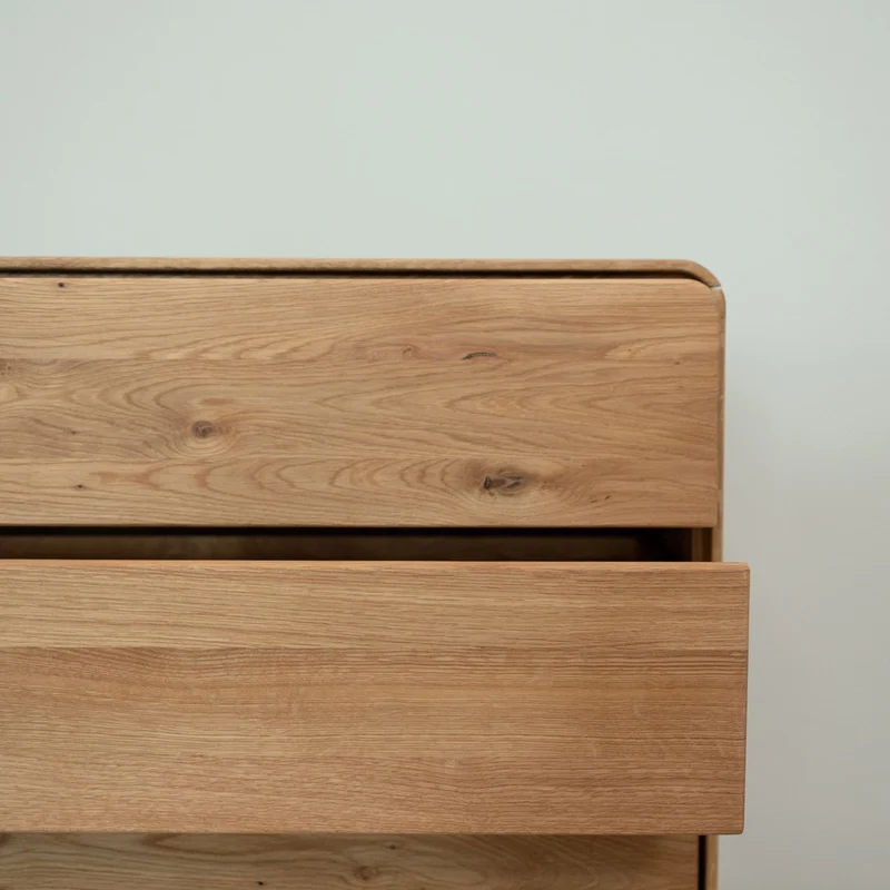 Commode en bois massif de chêne Genève 2 - NordicStory