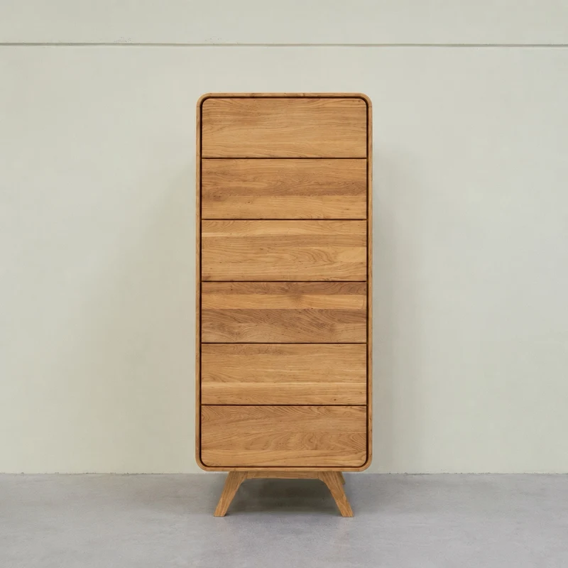 Chiffonnier en bois massif de chêne Genève 1 - NordicStory