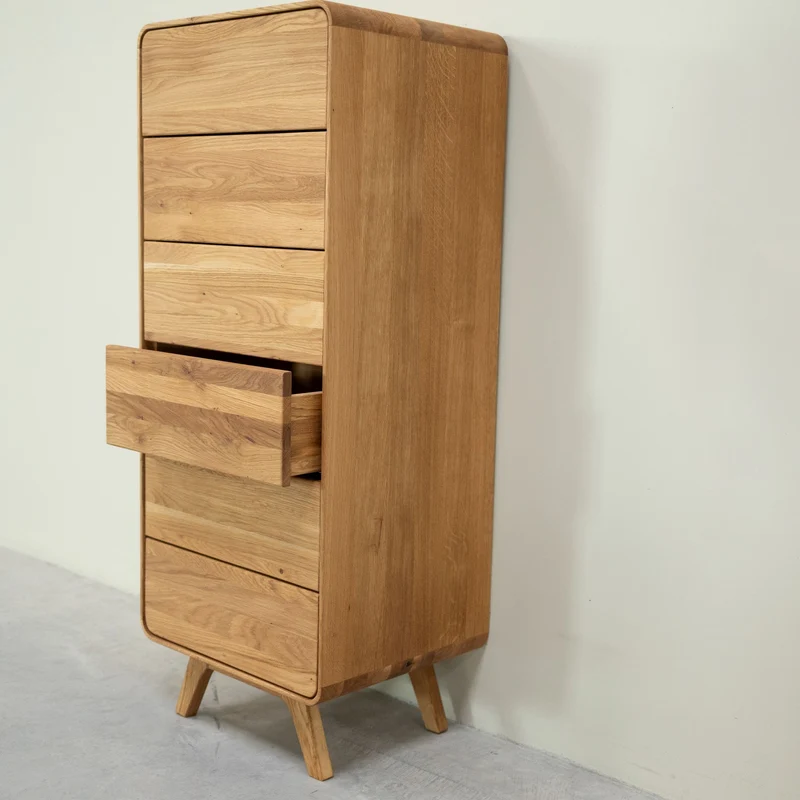 Chiffonnier en bois massif de chêne Genève 1 - NordicStory