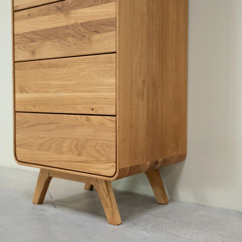 Chiffonnier en bois massif de chêne Genève 1 - NordicStory