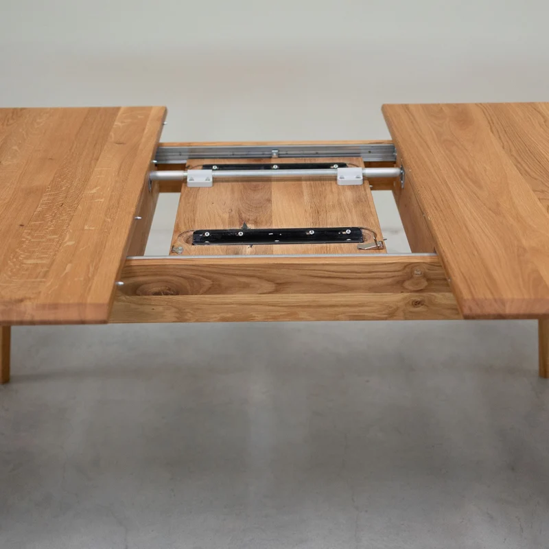 Table à manger extensible en bois massif de chêne Genève - NordicStory