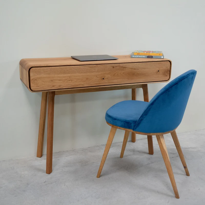 Console coiffeuse en bois massif de chêne Genève - NordicStory