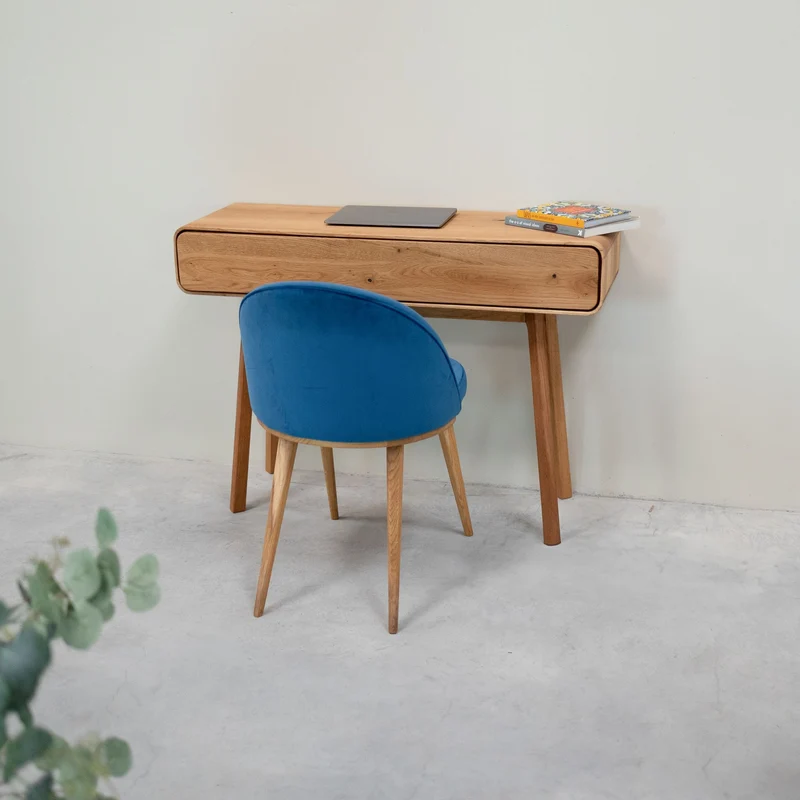 Console coiffeuse en bois massif de chêne Genève - NordicStory