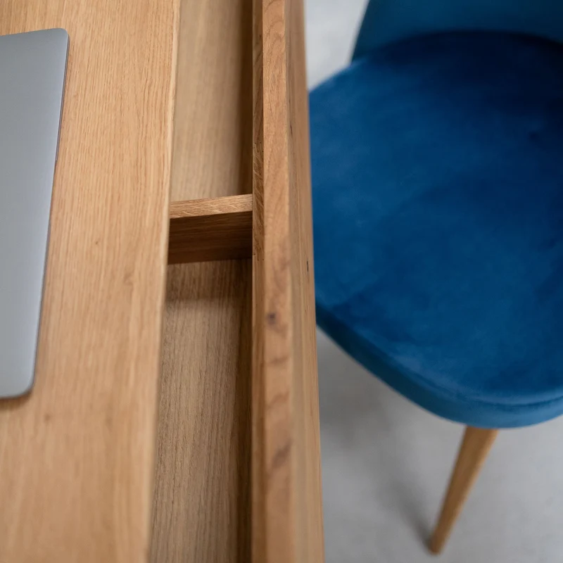 Console coiffeuse en bois massif de chêne Genève - NordicStory
