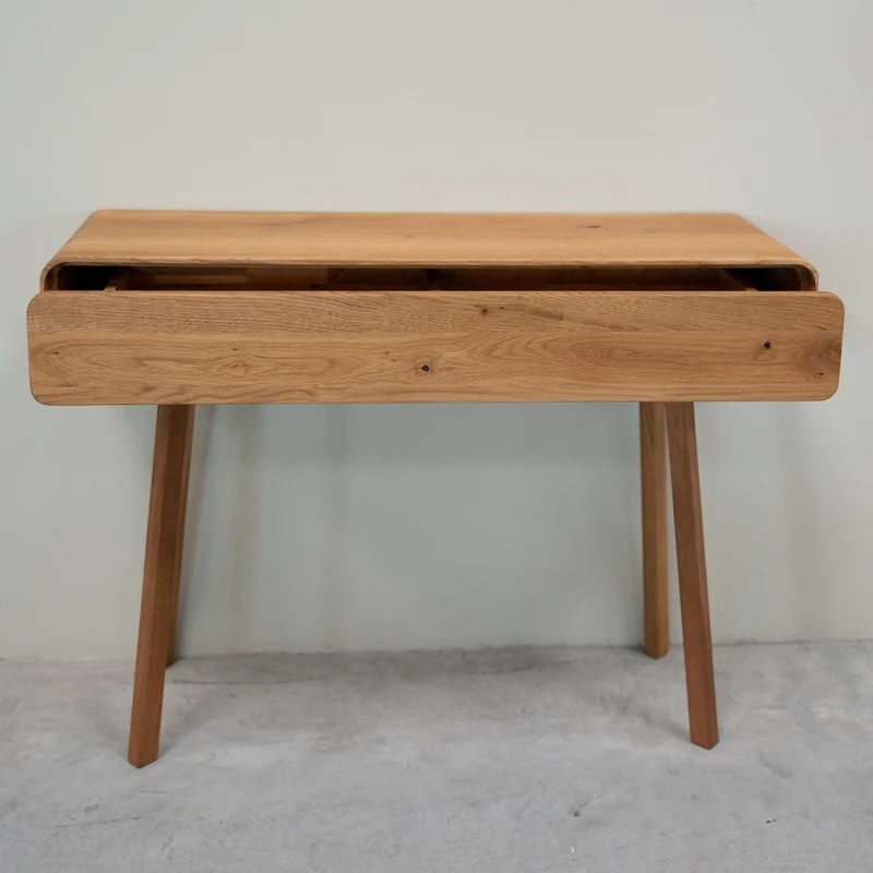 Console coiffeuse en bois massif de chêne Genève - NordicStory