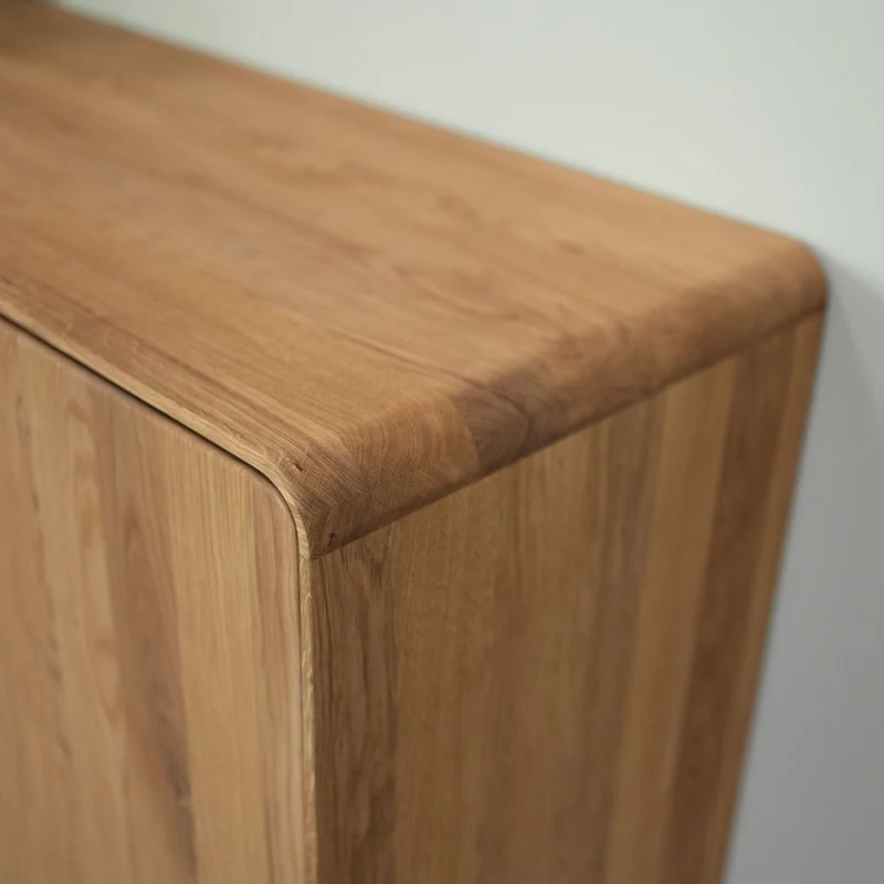 Buffet 3 portes en bois massif de chêne Genève 2 - NordicStory
