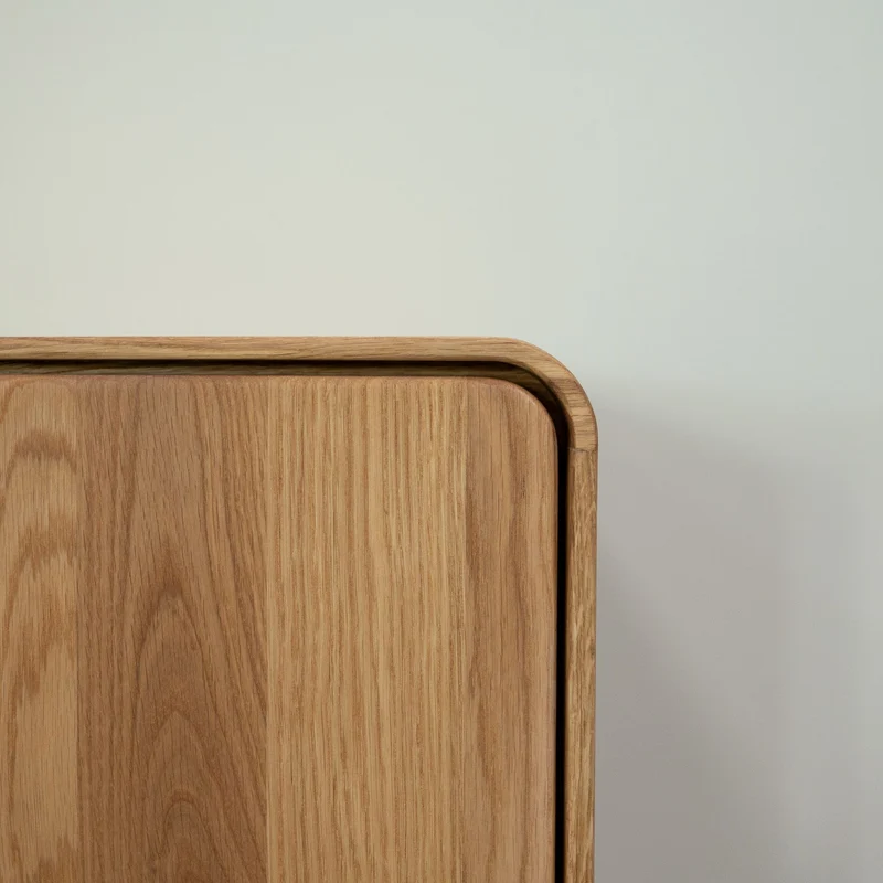 Buffet 3 portes en bois massif de chêne Genève 2 - NordicStory