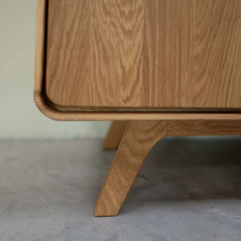 Buffet 3 portes en bois massif de chêne Genève 2 - NordicStory