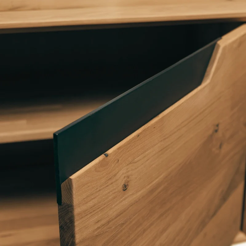 Vitrine en bois massif de chêne Bremen 2 - NordicStory
