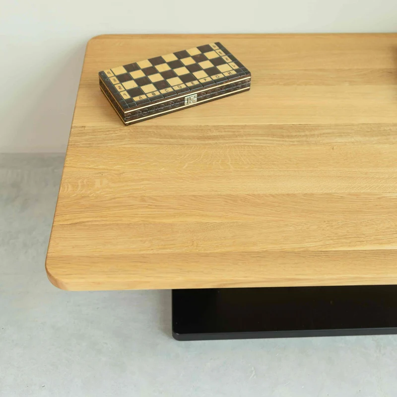 Table basse en bois massif de chêne Bremen - NordicStory