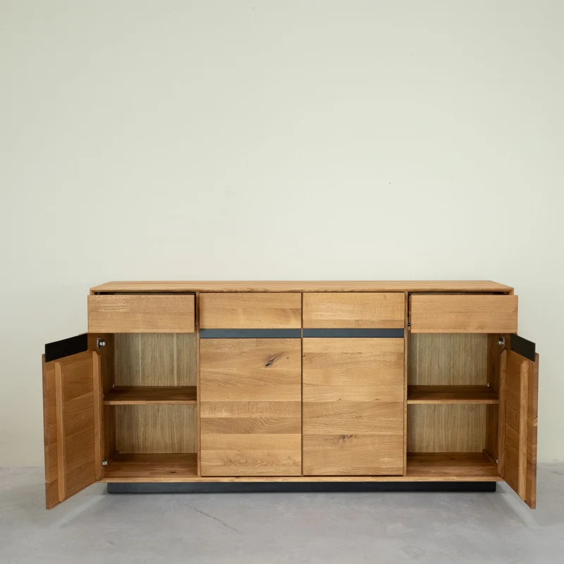 Buffet en bois massif de chêne Bremen - NordicStory