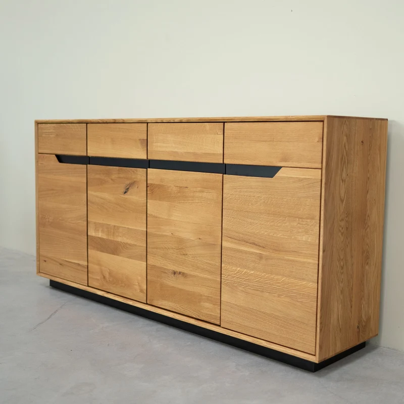 Buffet en bois massif de chêne Bremen - NordicStory