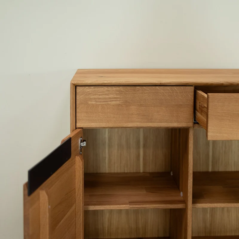 Buffet en bois massif de chêne Bremen - NordicStory