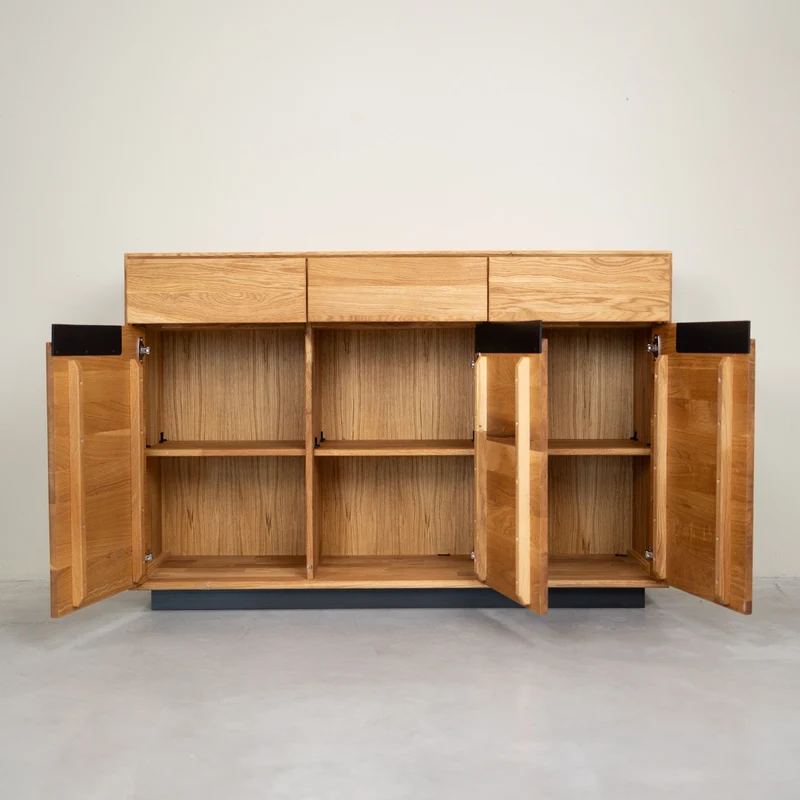 Buffet en bois massif de chêne Bremen 2 - NordicStory