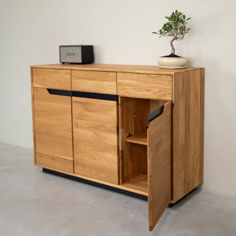 Buffet en bois massif de chêne Bremen 2 - NordicStory