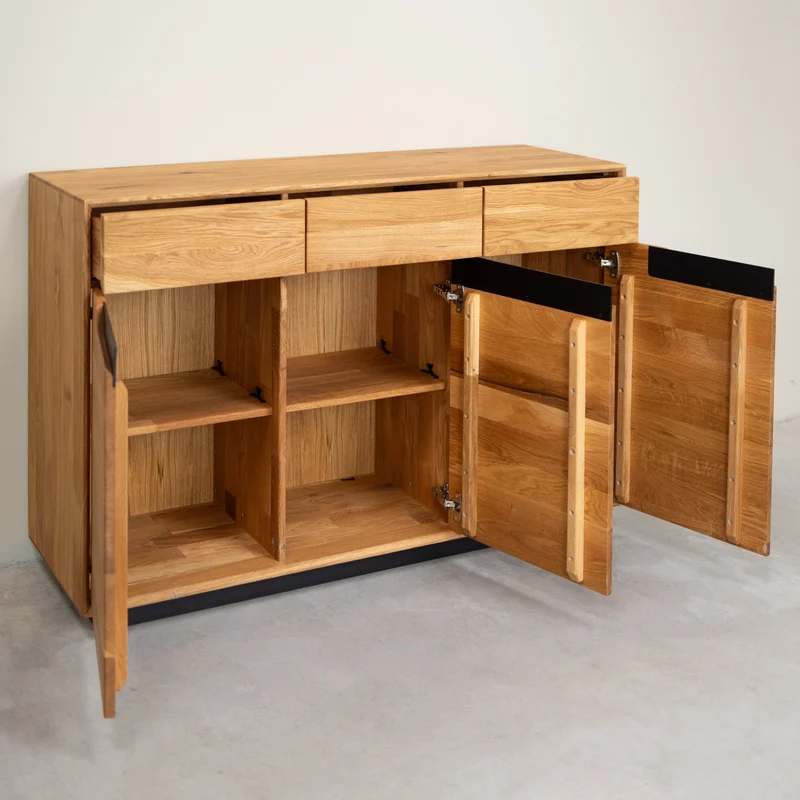 Buffet en bois massif de chêne Bremen 2 - NordicStory
