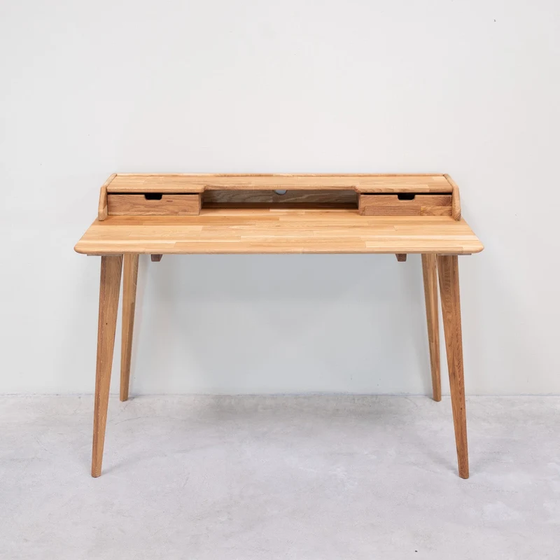 Bureau en bois massif de chêne Ana - NordicStory