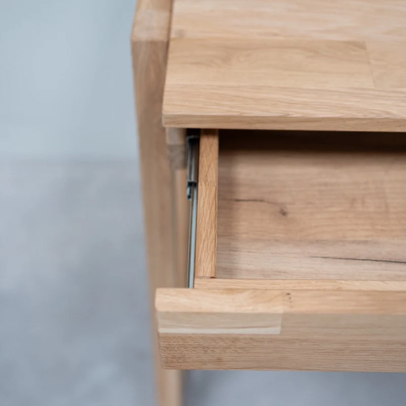Bureau en bois massif de chêne Eric - NordicStory