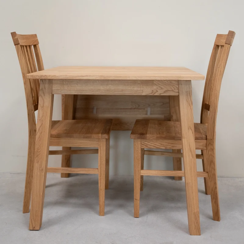 Table à manger extensible en bois massif de chêne Tomas - NordicStory