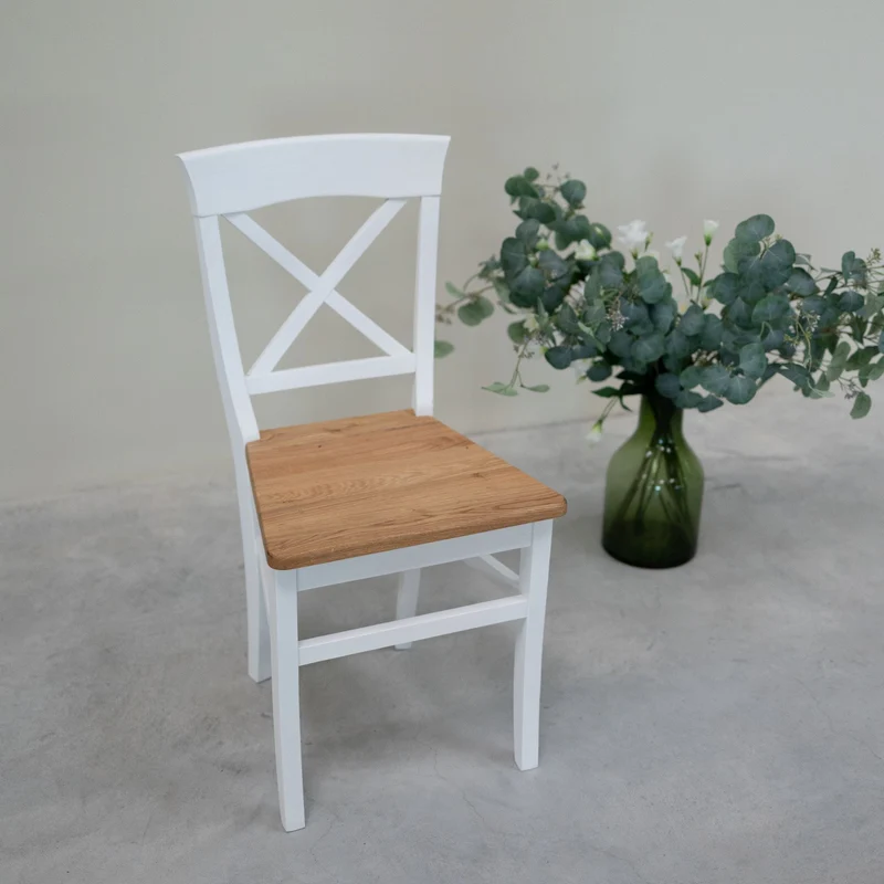 Chaise en bois massif Lausanne - Lot de 2 ou 4 - NordicStory