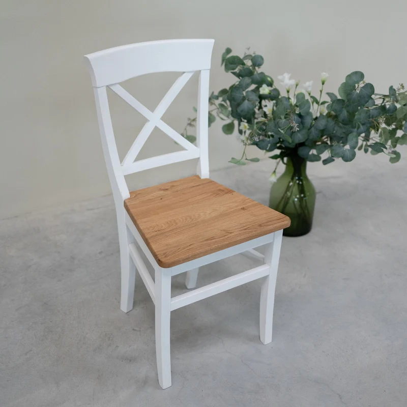 Chaise en bois massif Lausanne - Lot de 2 ou 4 - NordicStory