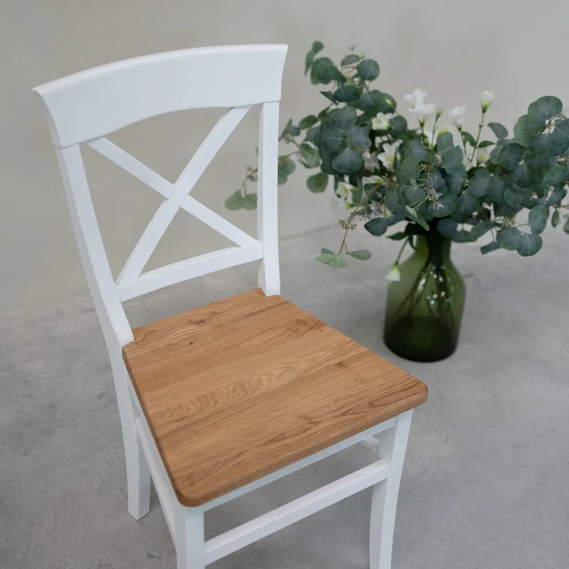 Chaise en bois massif Lausanne - Lot de 2 ou 4 - NordicStory