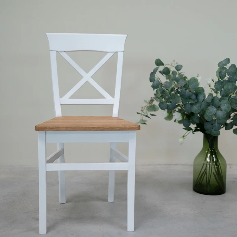 Chaise en bois massif Lausanne - Lot de 2 ou 4 - NordicStory