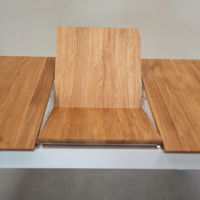 Table à manger extensible en bois massif Lausanne - NordicStory
