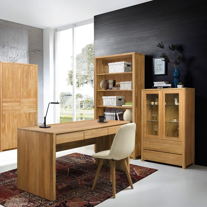 Bureau en bois massif de chêne Elsa - NordicStory