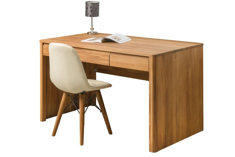 Bureau en bois massif de chêne Elsa - NordicStory