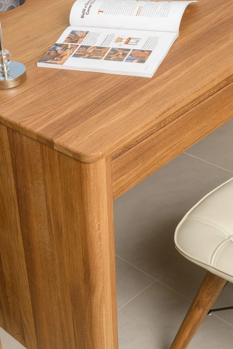 Bureau en bois massif de chêne Elsa - NordicStory