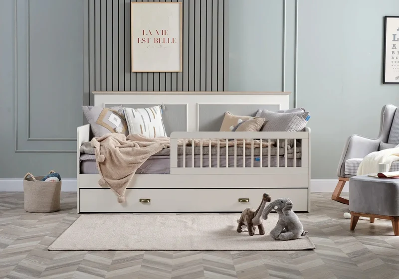 Ensemble chambre bébé Montessori blanc ODESSA