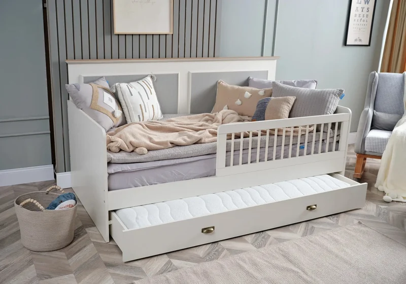 Ensemble chambre bébé Montessori blanc ODESSA