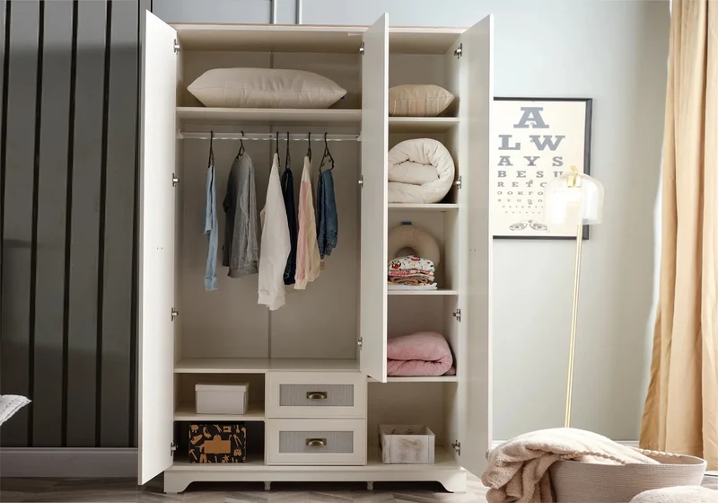 Ensemble chambre bébé Montessori blanc ODESSA