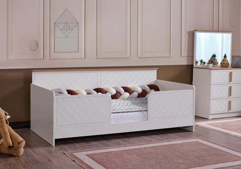 Ensemble chambre bébé Montessori blanc OSCAR