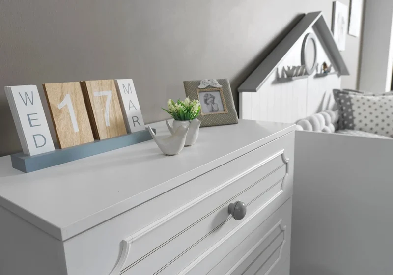 Ensemble chambre bébé fille Montessori rose ALVIN