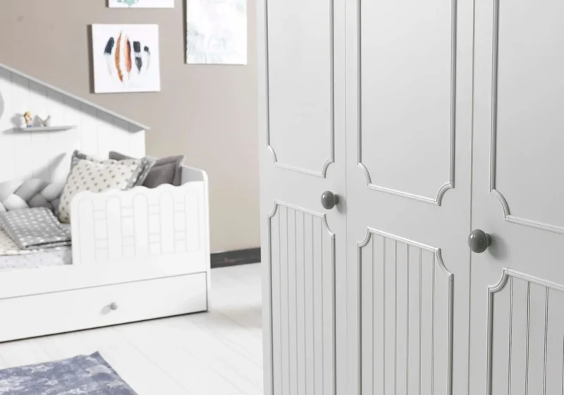 Ensemble chambre bébé fille Montessori rose ALVIN
