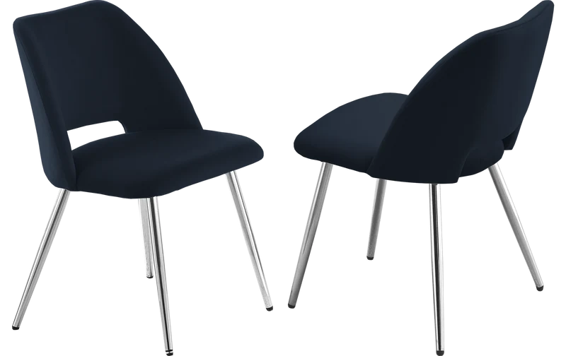 Ensemble table marbre beige et chaises argent – Kara