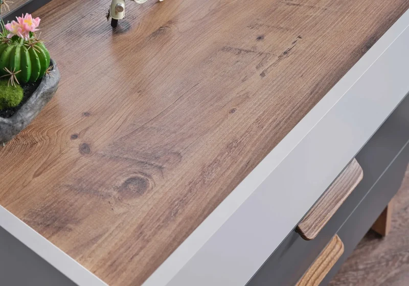 Ensemble de chambre jeune moderne anthracite MOTTO