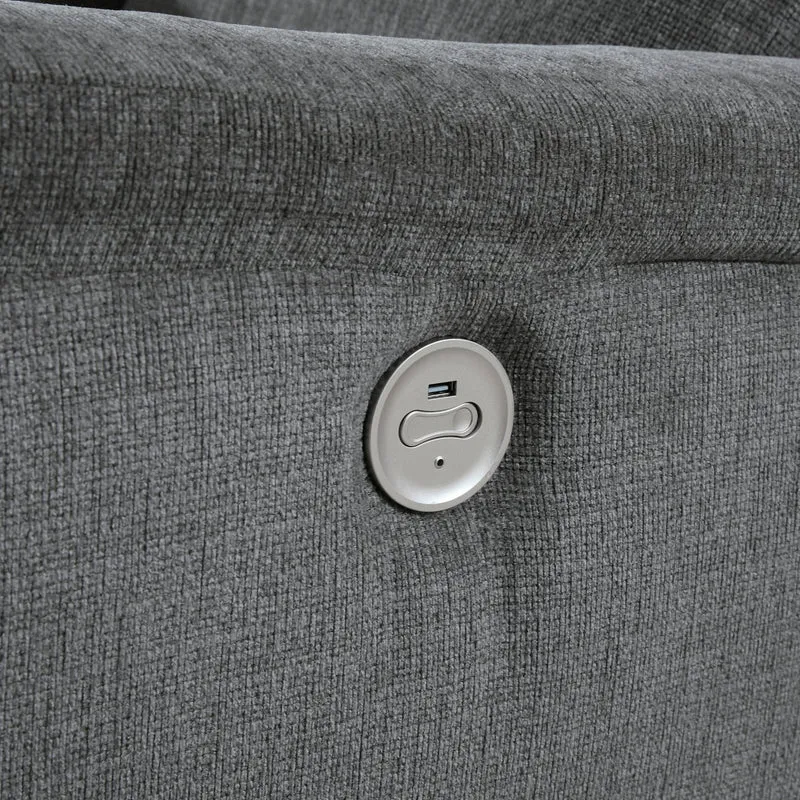 Sofa inclinable motorisé en tissu - Barnsana