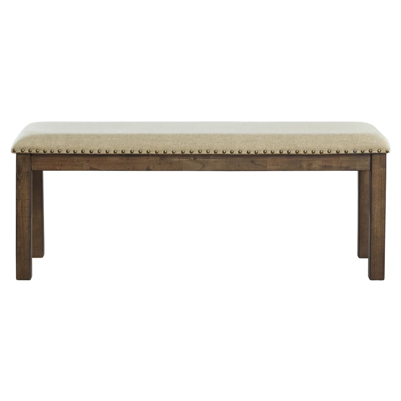 Banc de salle à manger en bois avec assise rembourrée - Moriville